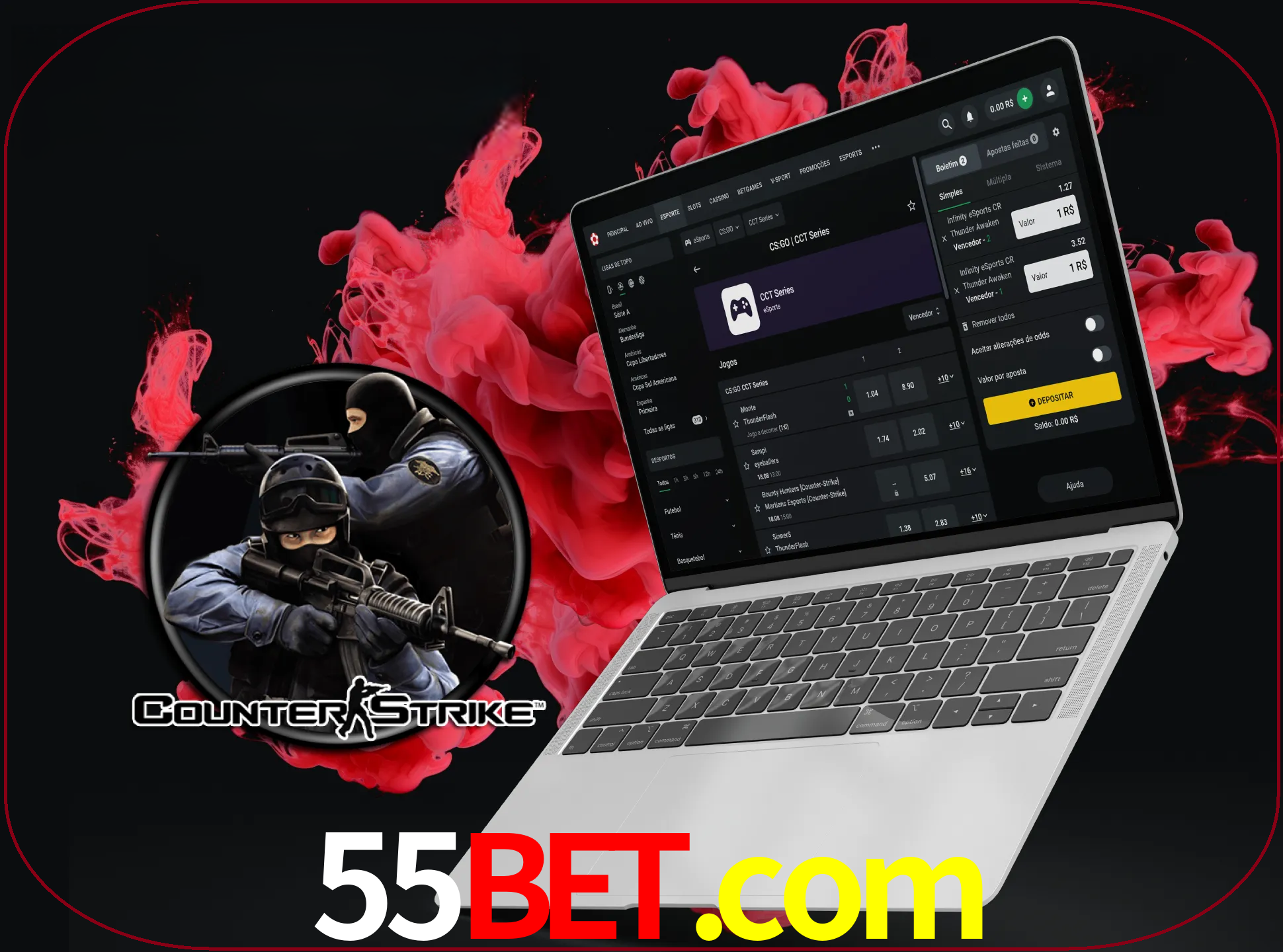 Um grande número de jogos irá agradar aos fãs deste jogo de tiro no sítio Web e na aplicação da empresa 55bet.