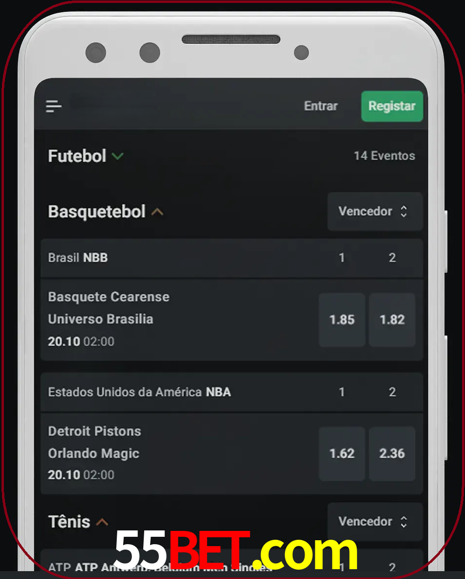 Aposte e assista aos esportes em formato ao vivo.