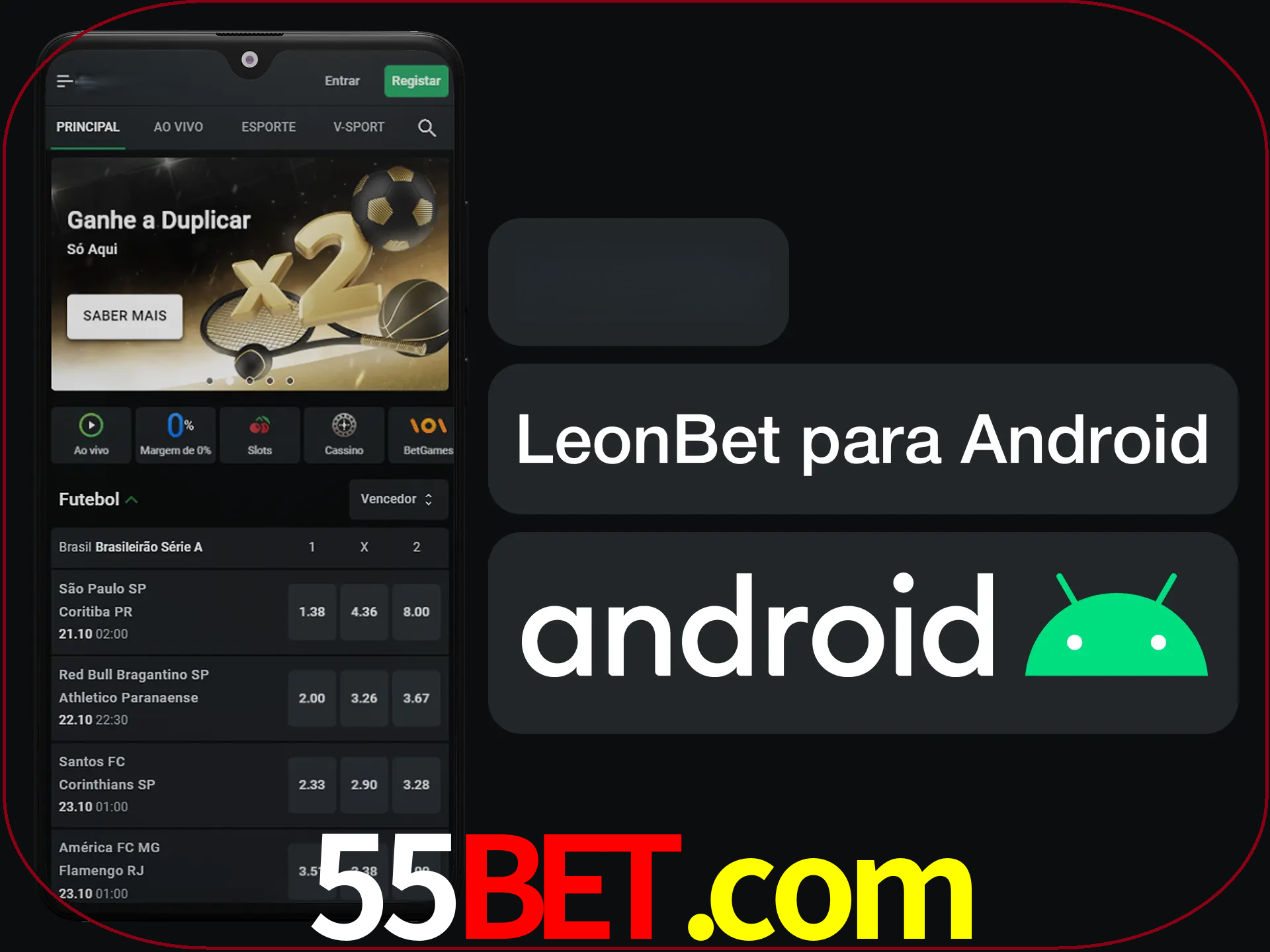 Adquira sua versão poket de LeonBet.
